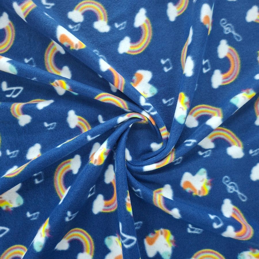 Printed Polar Fleece 150cm.