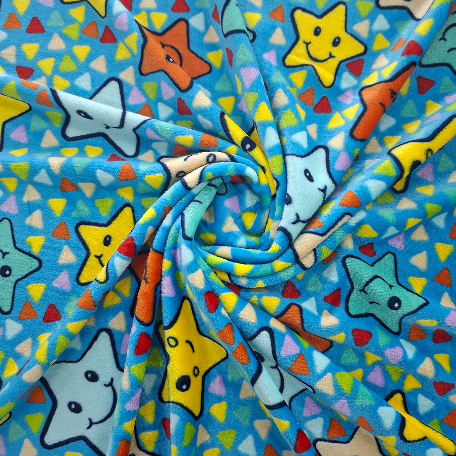 Printed Mongolian Fleece.