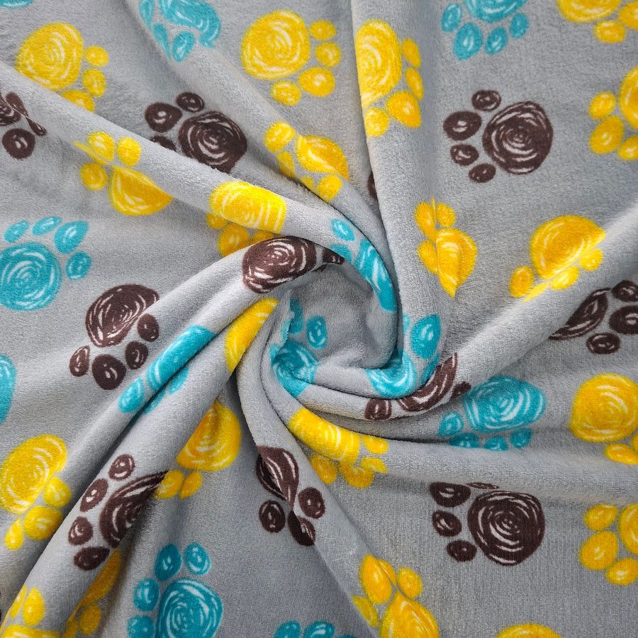 Printed Mongolian Fleece.