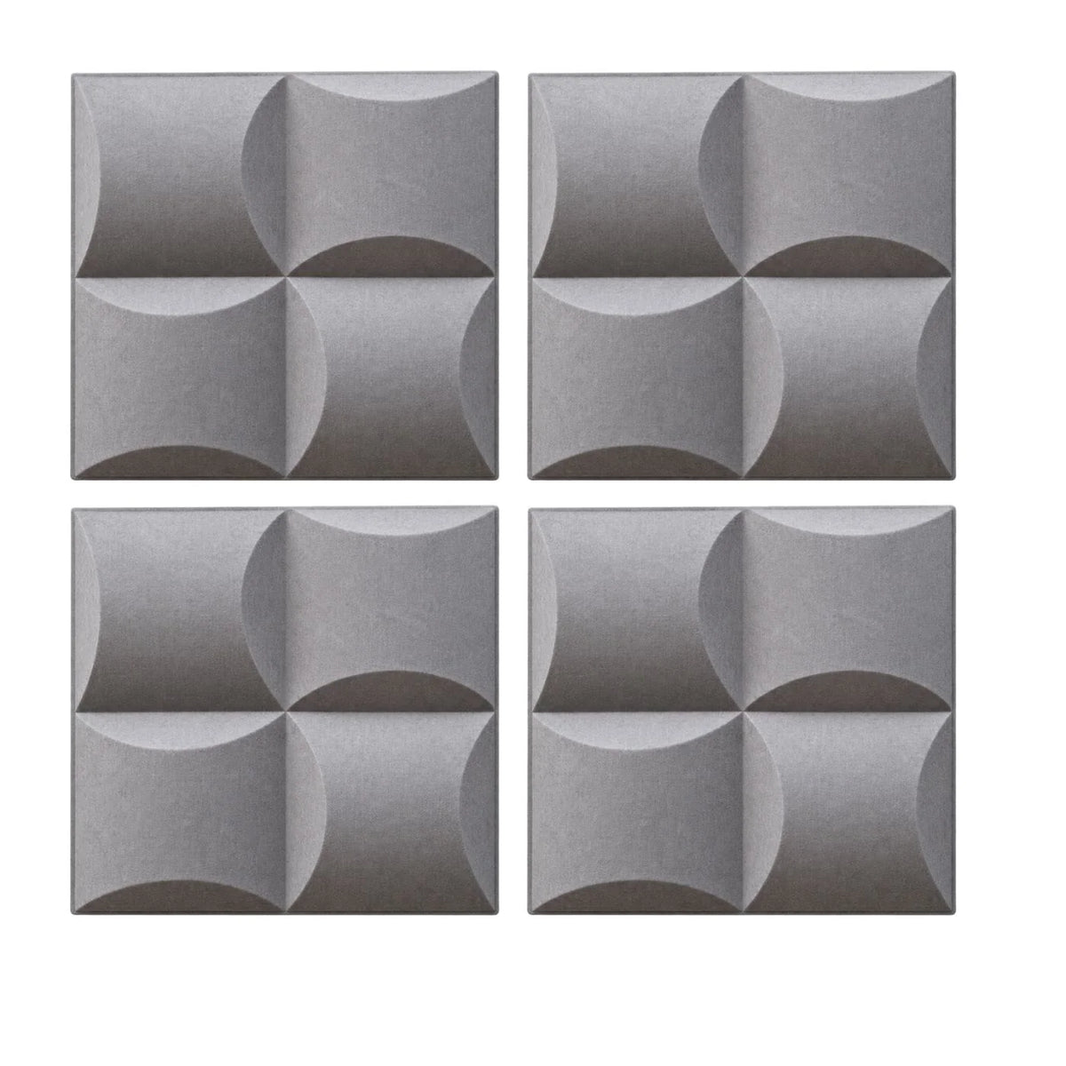 Echo-Less 3D Polyester Fibre Acoustic Panel Pack Of 4.