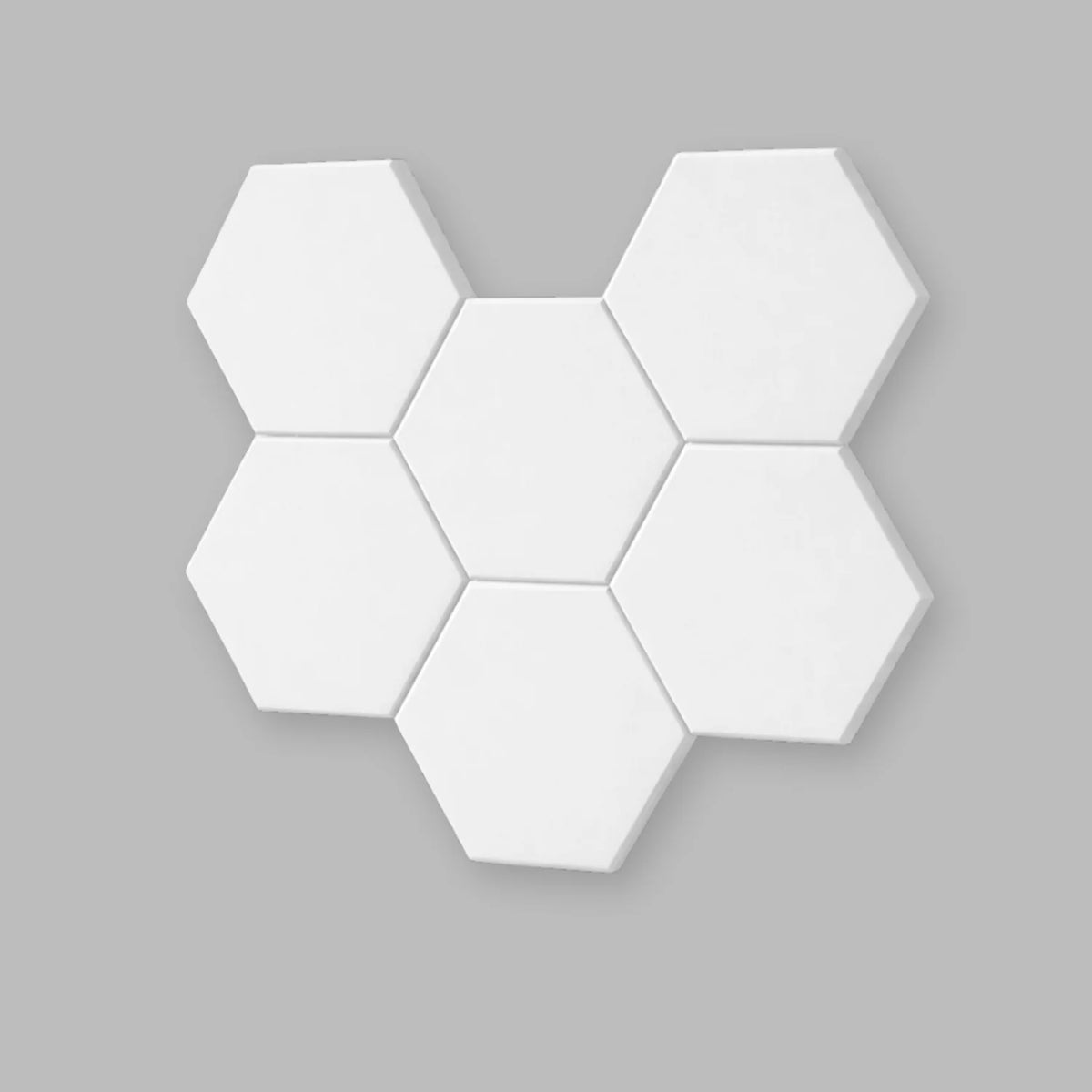 Echo-Less Self-Adhesive Hexagon Acoustic Panels 30x26 cm Pack Of 12