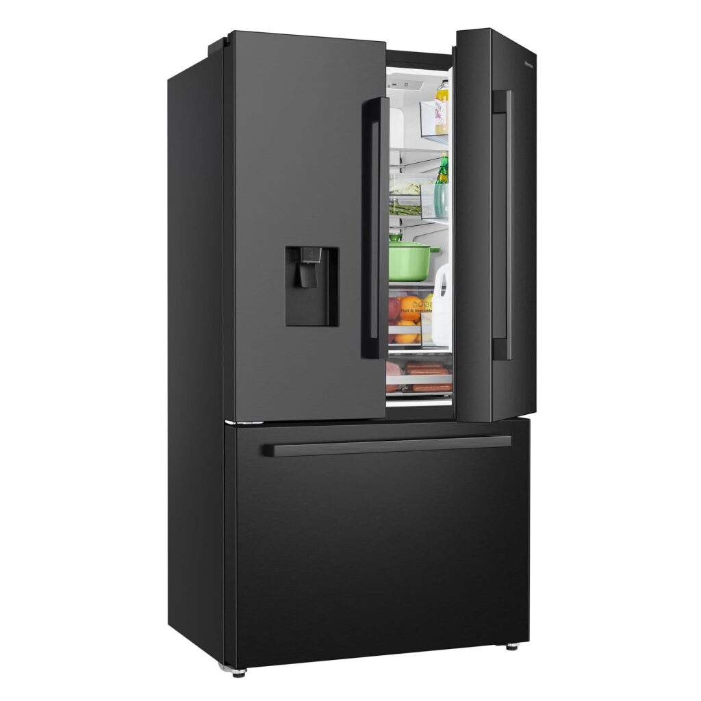 Hisense 575L Black Stainless Steel French Door Fridge H760FSB-WD