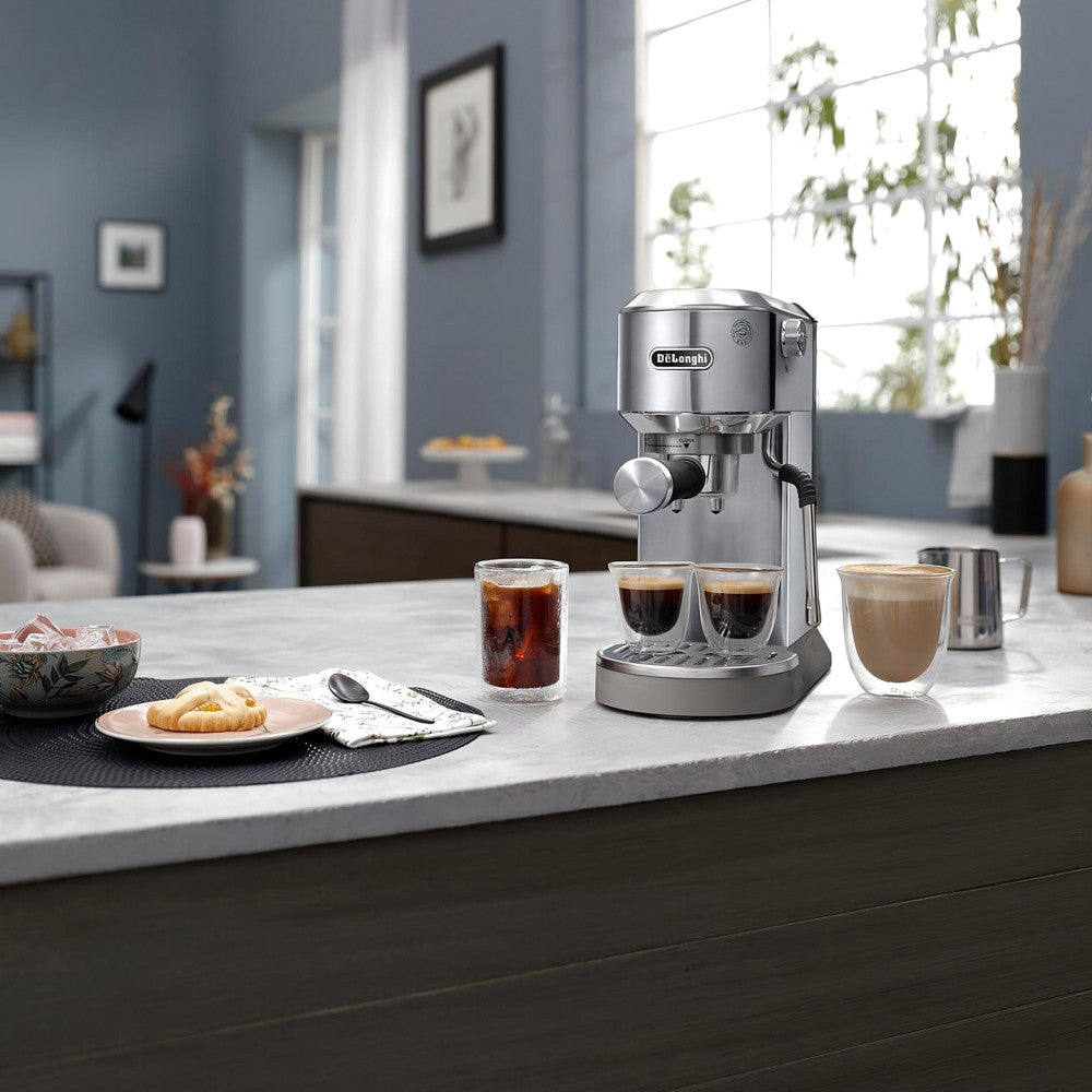 Delonghi Dedica Duo Manual Coffee Maker Full Metal EC890.M