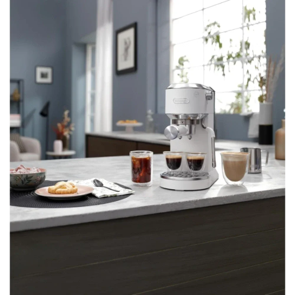 Delonghi Dedica Duo Manual Coffee Maker White EC890.WI