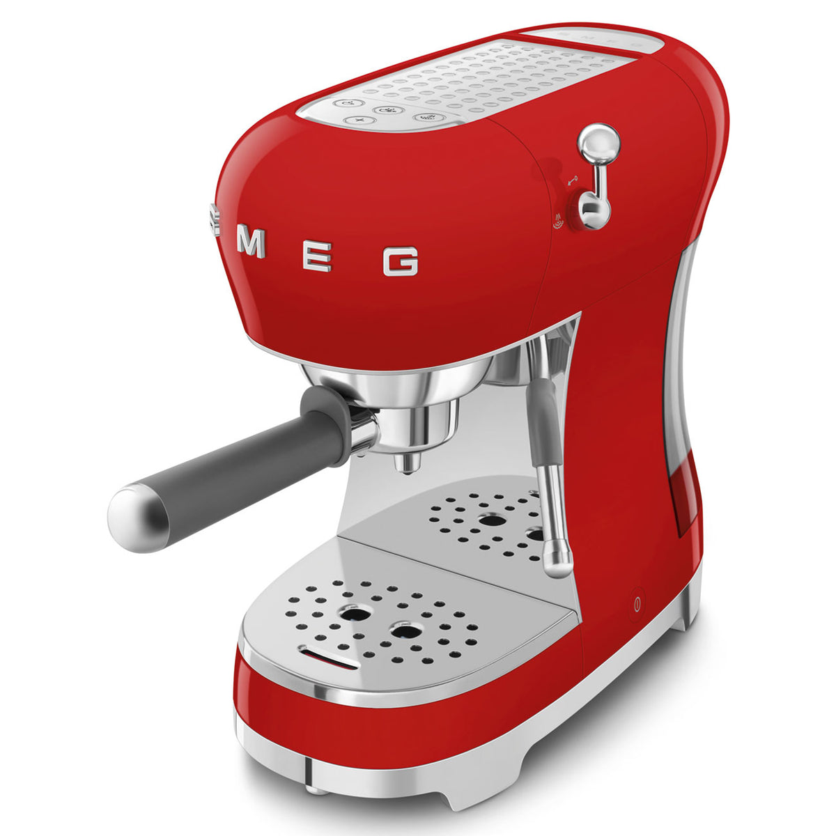 Smeg 50's Style Espresso Manual Coffee Machine ECF02RDEU (7573443018841)