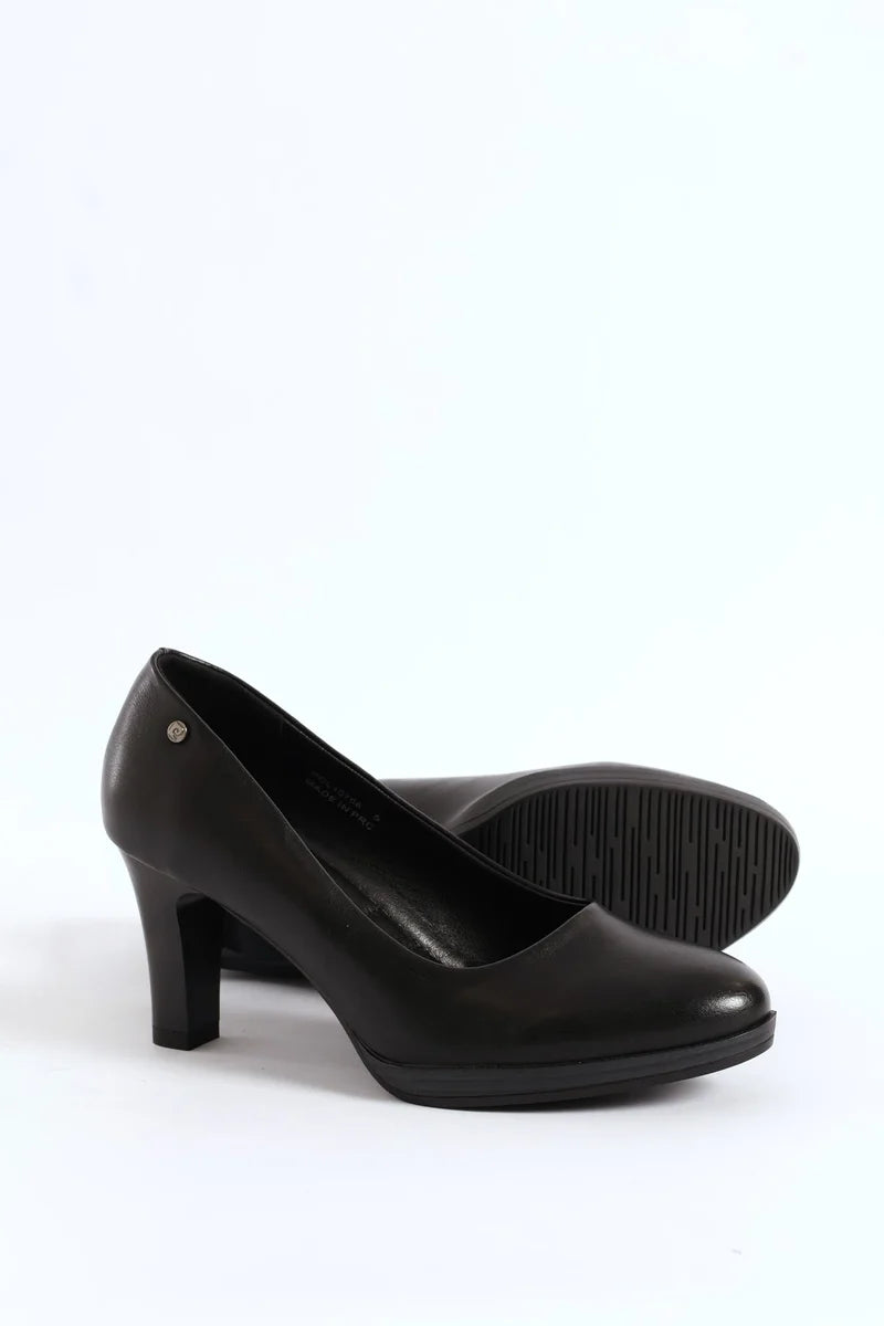 Pierre Cardin Naple Ladies Heels–Black PCL10708BKBK