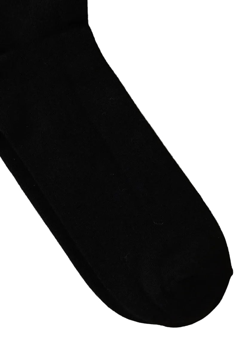Polo Black PLain Anklets