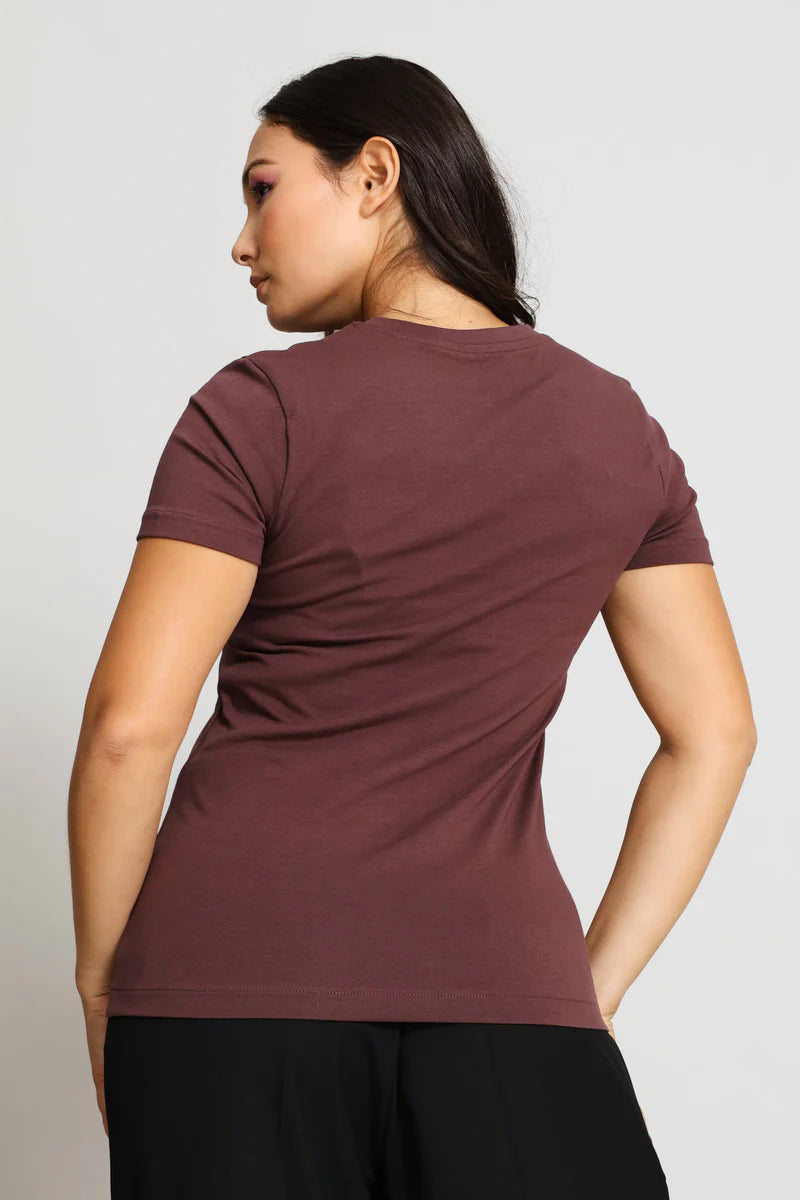 Polo Women Anlia Embellished Short Sleeve T-Shirt Huckleberry-0072617
