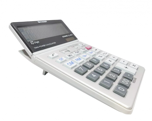 Sharp Semi Desk 12 Digit Calculator EL-387V
