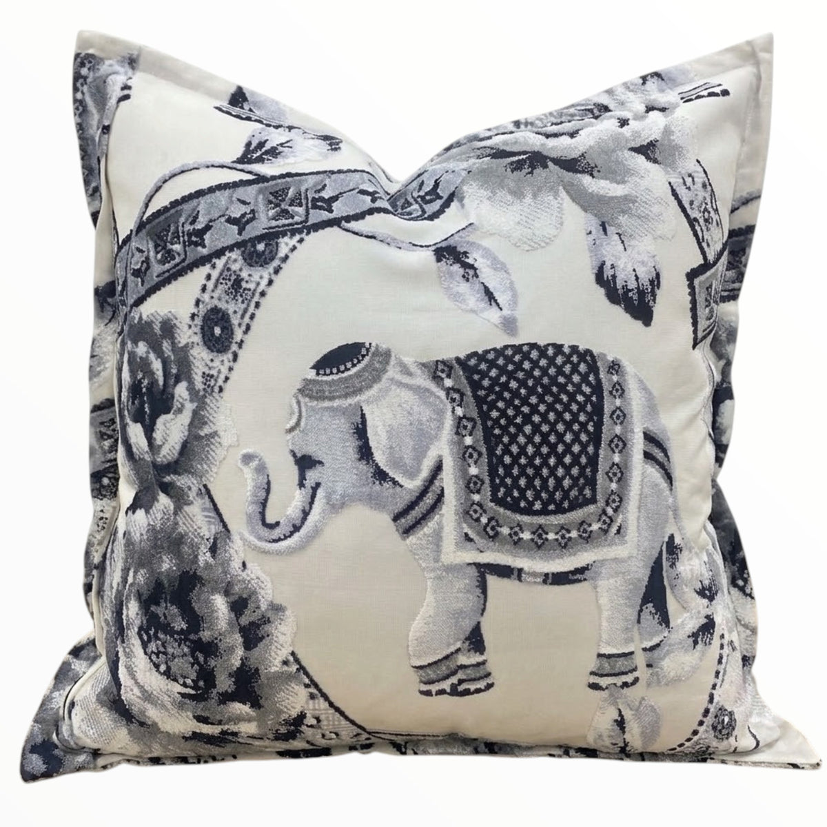 Assorted Scatter Cushions Elephant White 60x60 cm.