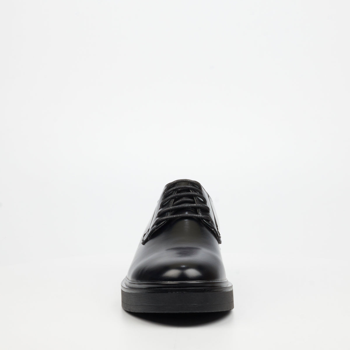 Mazerata Mens Elia 1 Faux Wax Shoes – Black