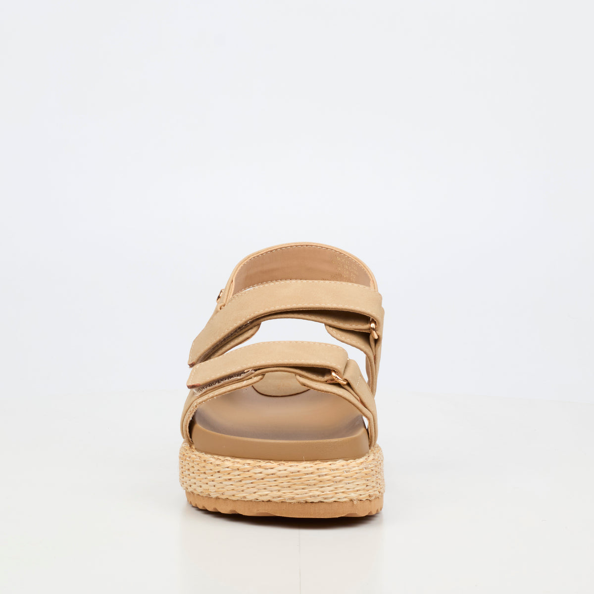 Miss Black Ladies Emory 1 Sandal-Natural