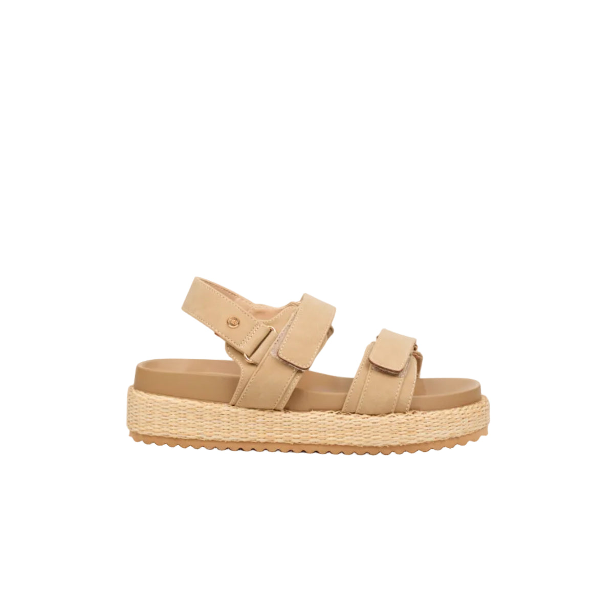 Miss Black Ladies Emory 1 Sandal-Natural