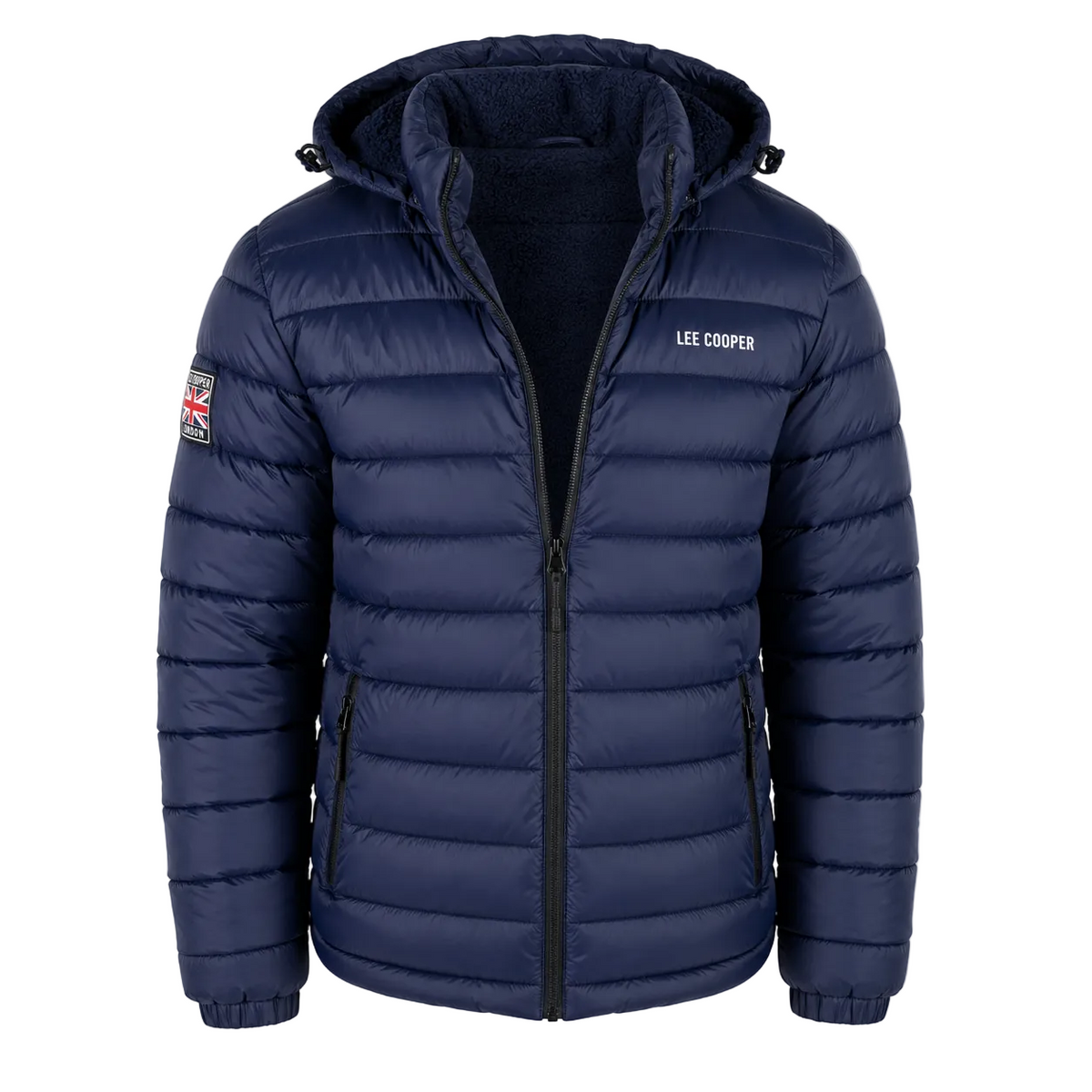 Lee Cooper Puffer Jacket Billy Navy