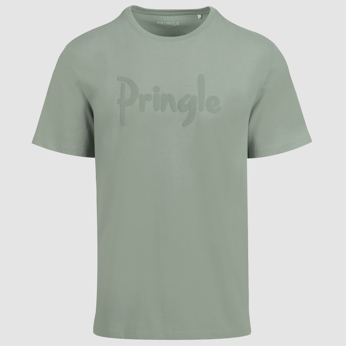 Pringle Richard Raised Print T-Shirt Sage (8018938593369)