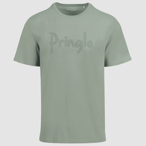 Pringle Richard Raised Print T-Shirt Sage (8018938593369)