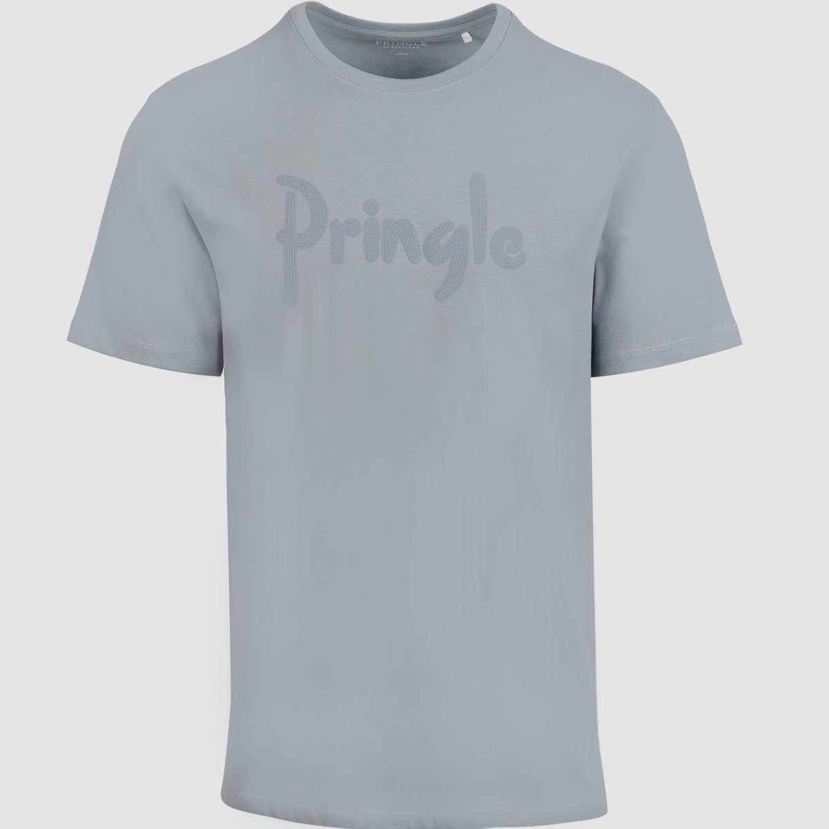 Pringle Richard Raised Print T-Shirt Light Blue (8018926600281)