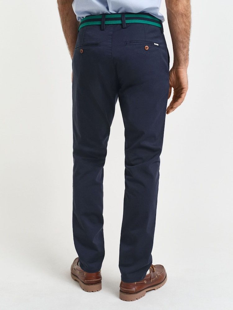 Gant Regular Fit Twill Chinos Navy 346756.