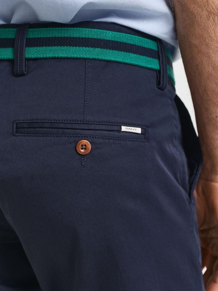 Gant Regular Fit Twill Chinos Navy 346756.