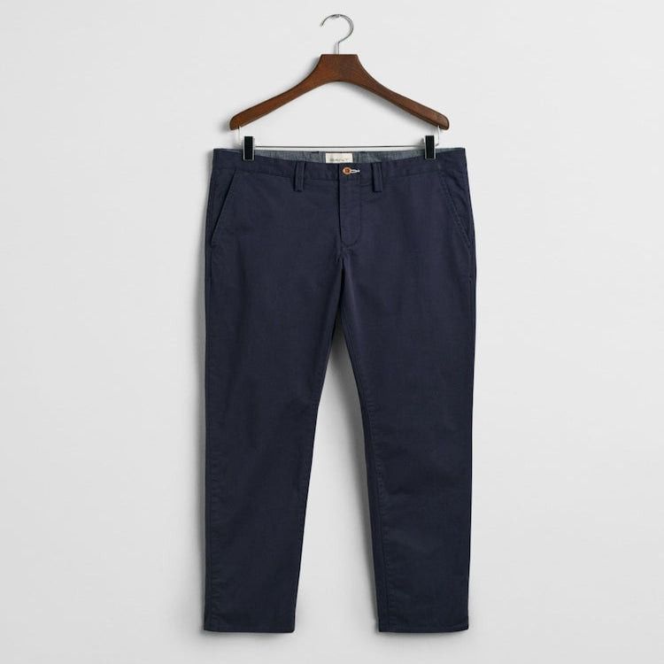 Gant Regular Fit Twill Chinos Navy 346756.
