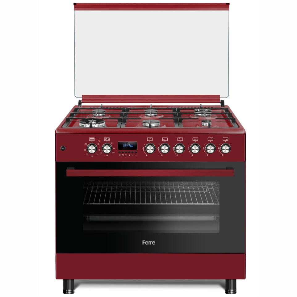 Ferre 90cm Red Gas Stove F9S60E7.PRI