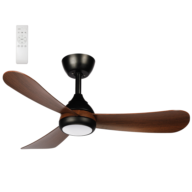 Bright Star Ceiling Fan FCF116  (Black, with Light)
