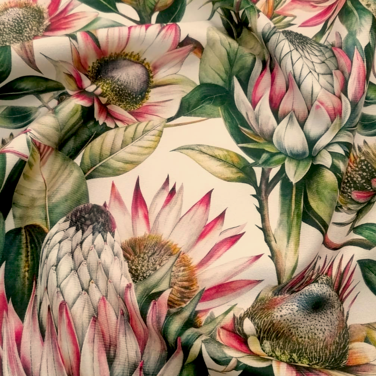 Upholstery Fabric Printed Velvet Cape Floral 140 cm