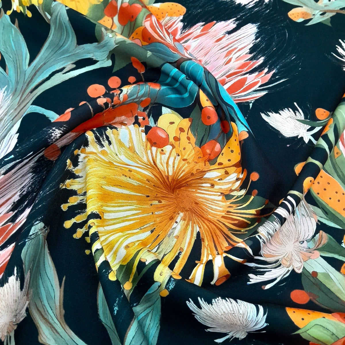 Printed Mini Matt Protea D3 140 cm.