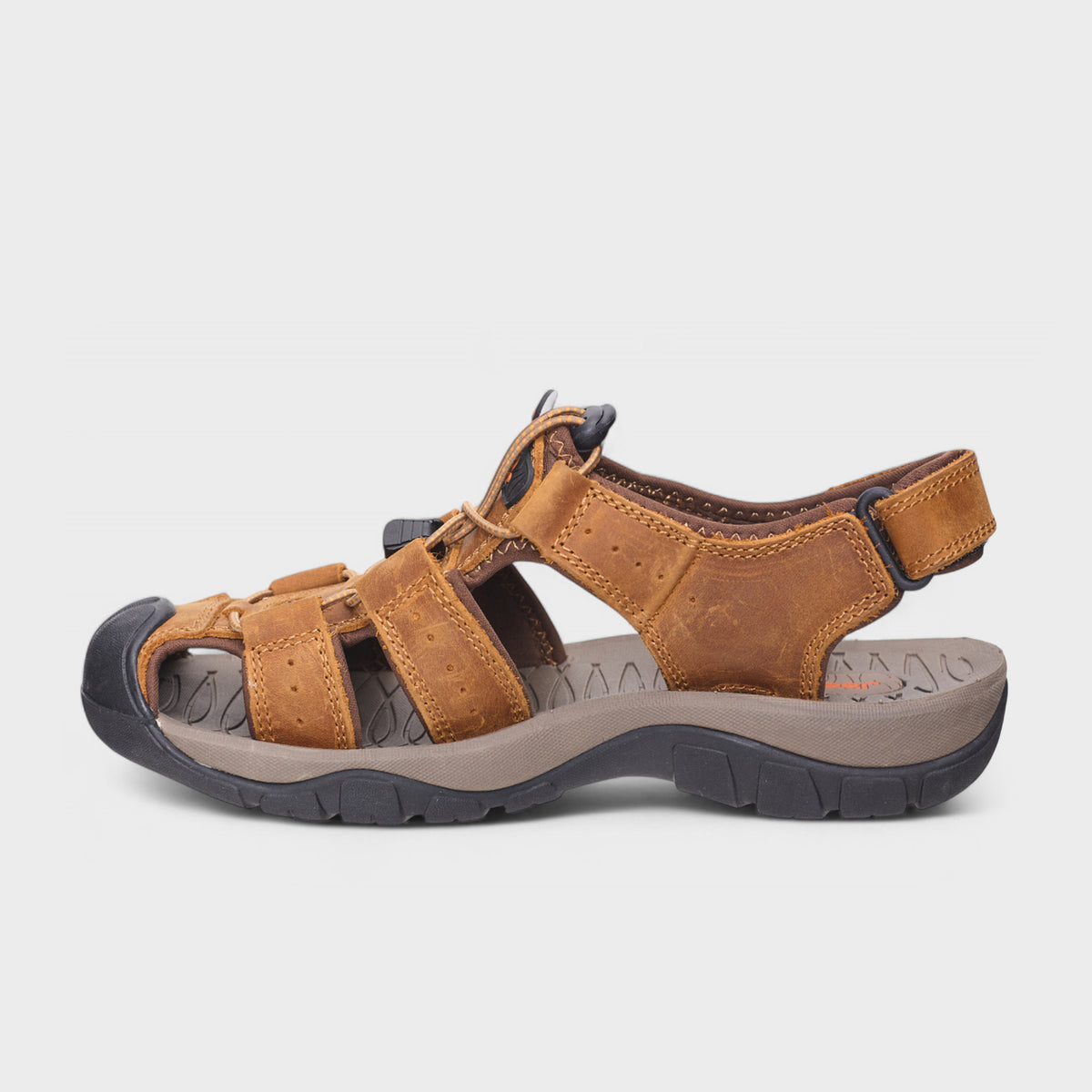 Jeep Trackhwack closed lth sandal - brown
