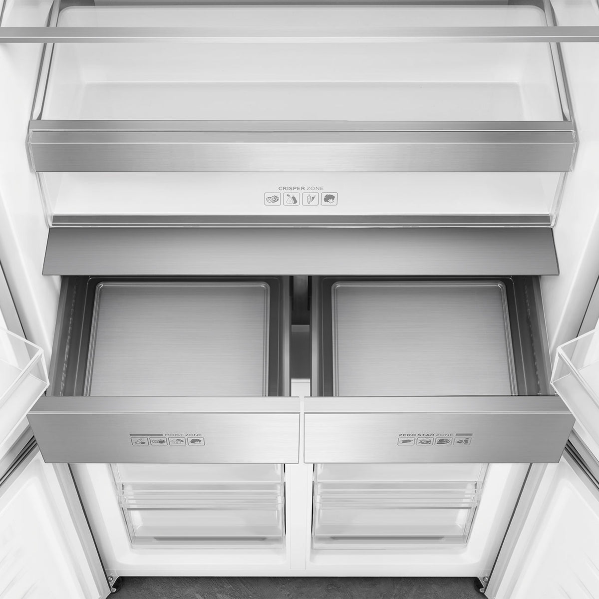 Smeg Four Door 522L Fridge FQI60KDZA Frost Free Dark Inox