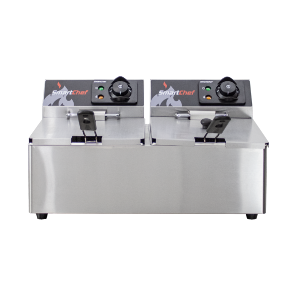SmartChef Countertop Electric Fryer 2×6 Litre FSC0602