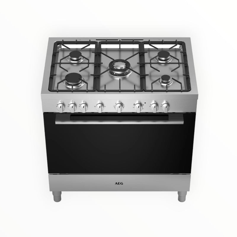 AEG 90cm Stainless Steel Freestanding Full Gas - AEG90GGS1A.