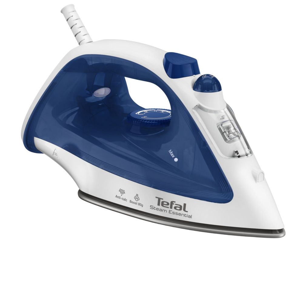 Tefal Essential Steam Iron 1200W Non-Stick FV1054L0
