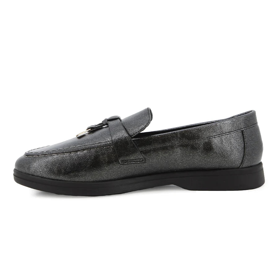 Footwork Ladies Sable 3 Mocassins Loafers-Black FWL01728BKBK