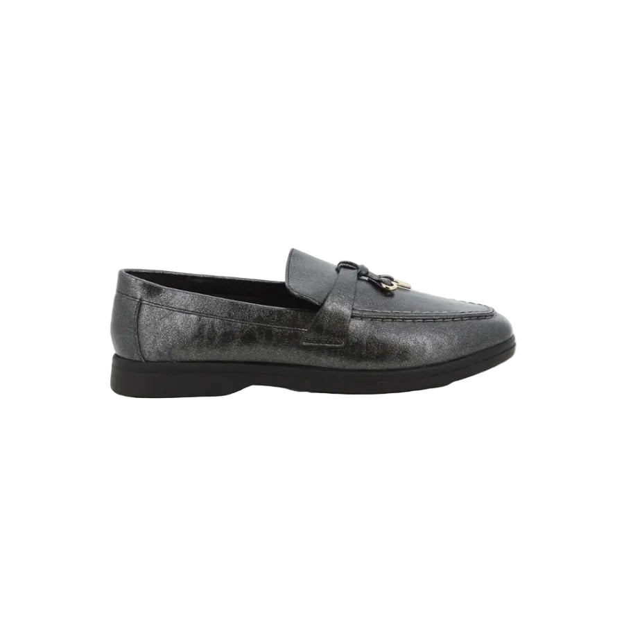 Footwork Ladies Sable 3 Mocassins Loafers-Black FWL01728BKBK