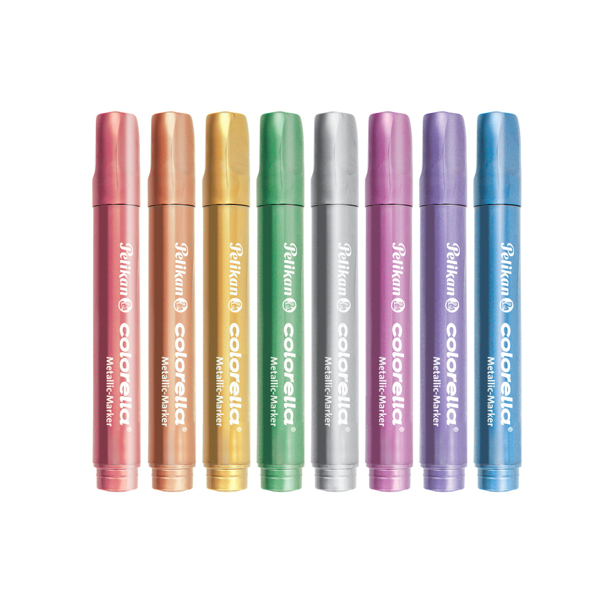 Pelikan Colorella Metallic Fiber Tip Pens 8 Colors 818070