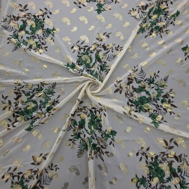 Printed Foil Chiffon 150cm