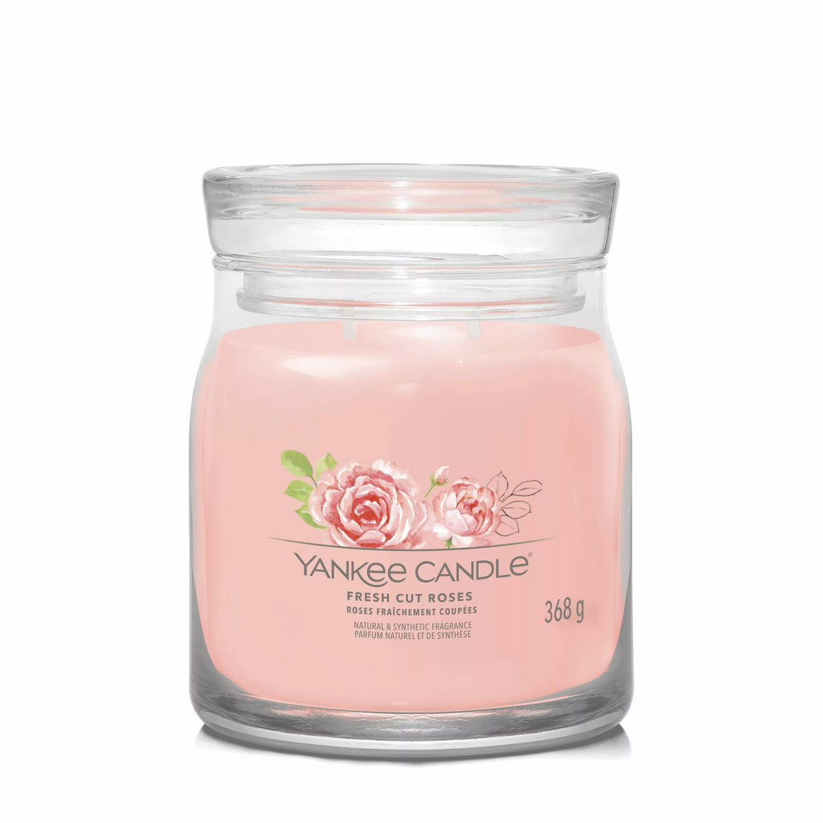 Yankee Candle Signature Medium Jar Fresh Cut Roses 368g