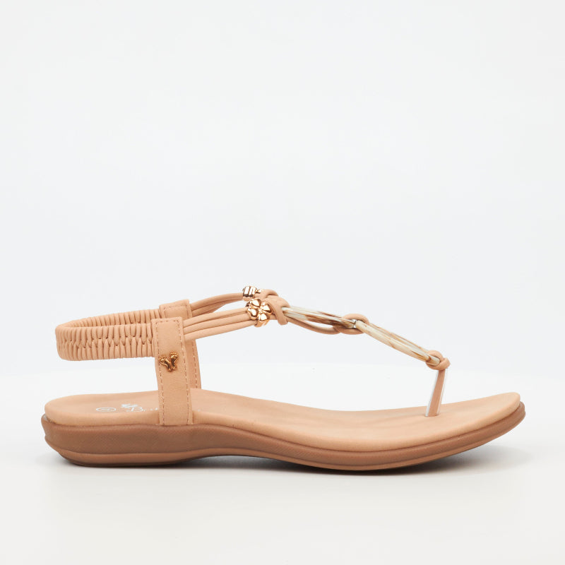 Butterfly Feet Geri 1 Faux Leather Shoes – Beige (8024864653401)