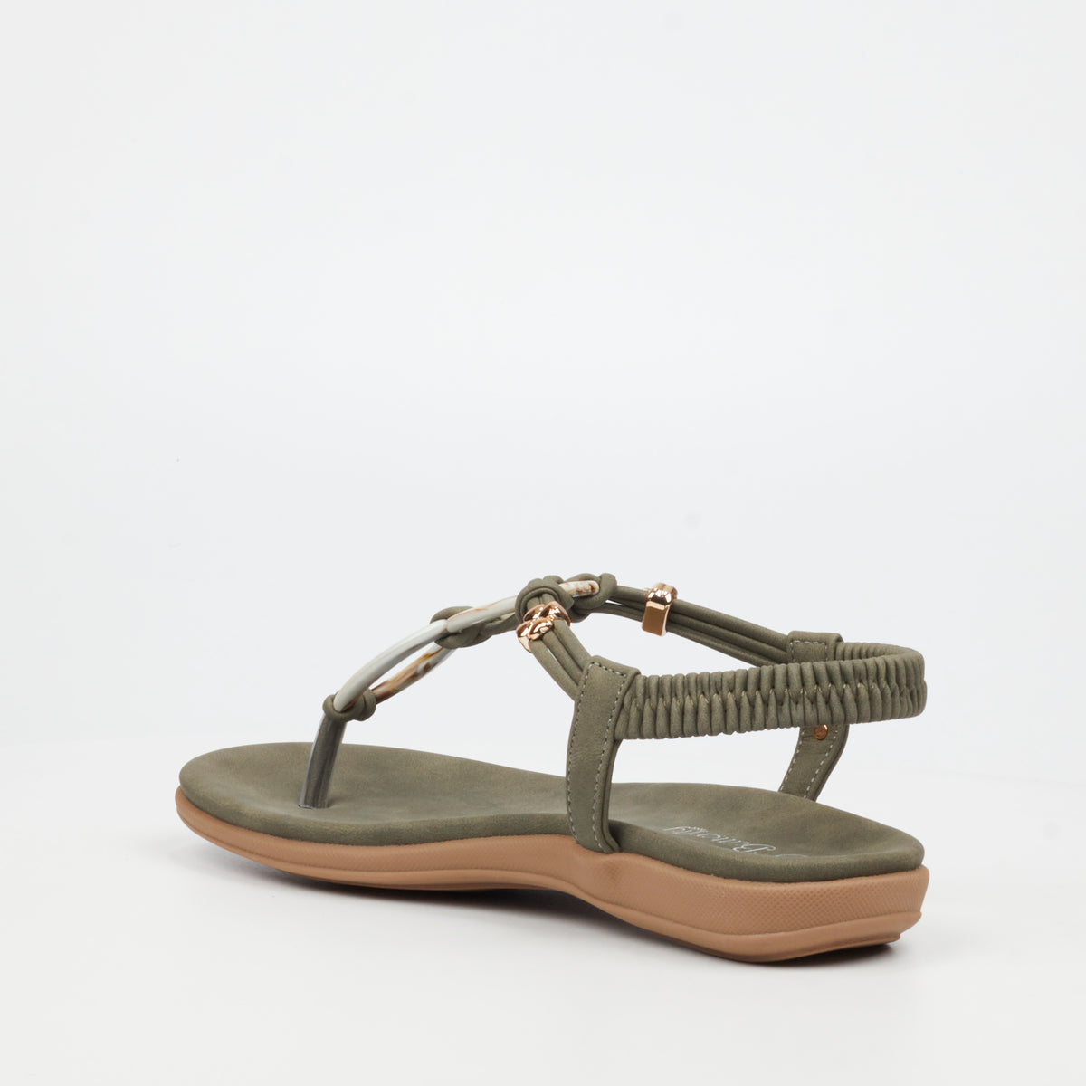 Butterfly Feet Geri 1 Faux Leather Shoes – Olive (8024863637593)