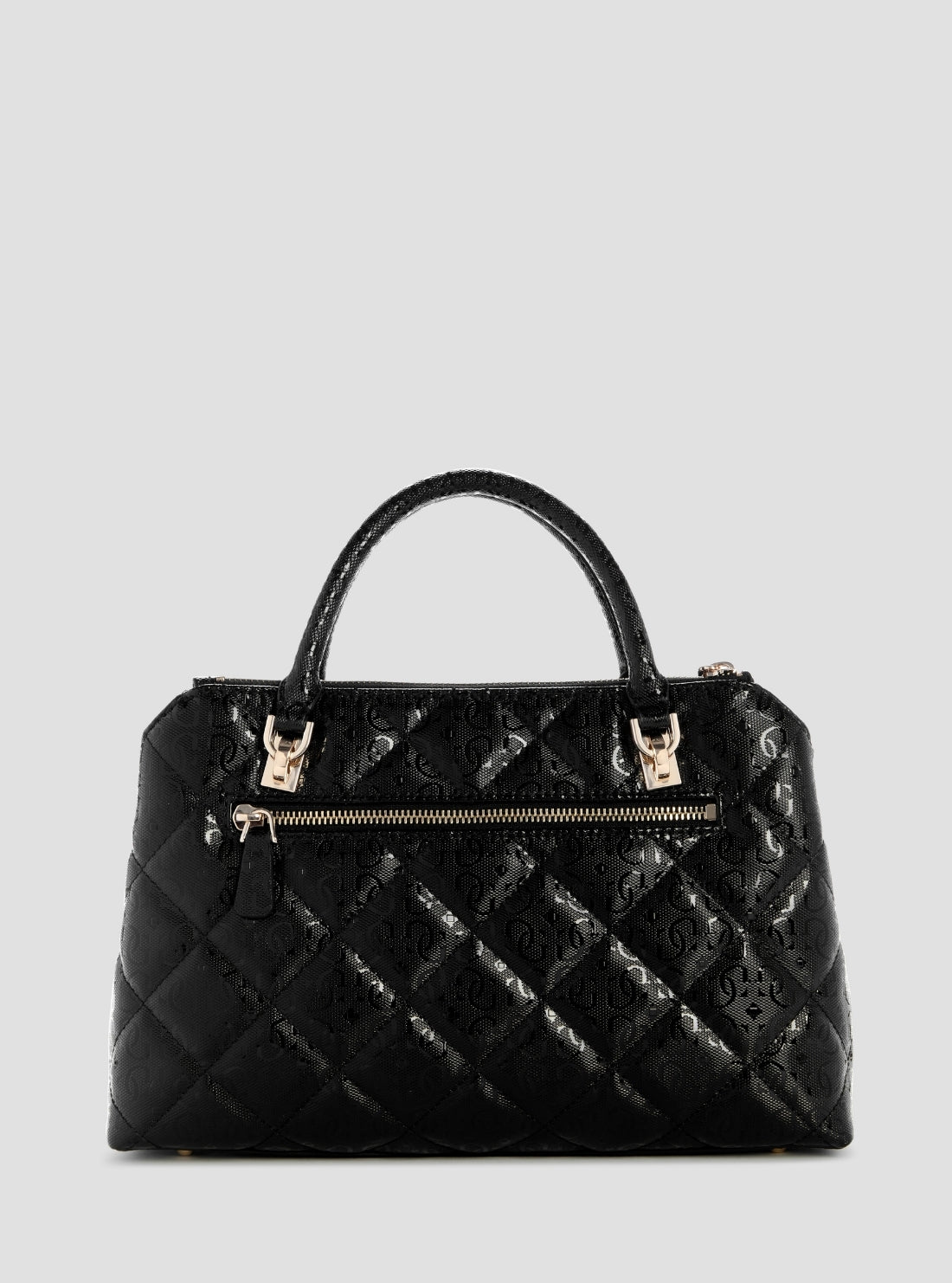 Guess Libby Double Compartment Satchel Bag Black GG991206.
