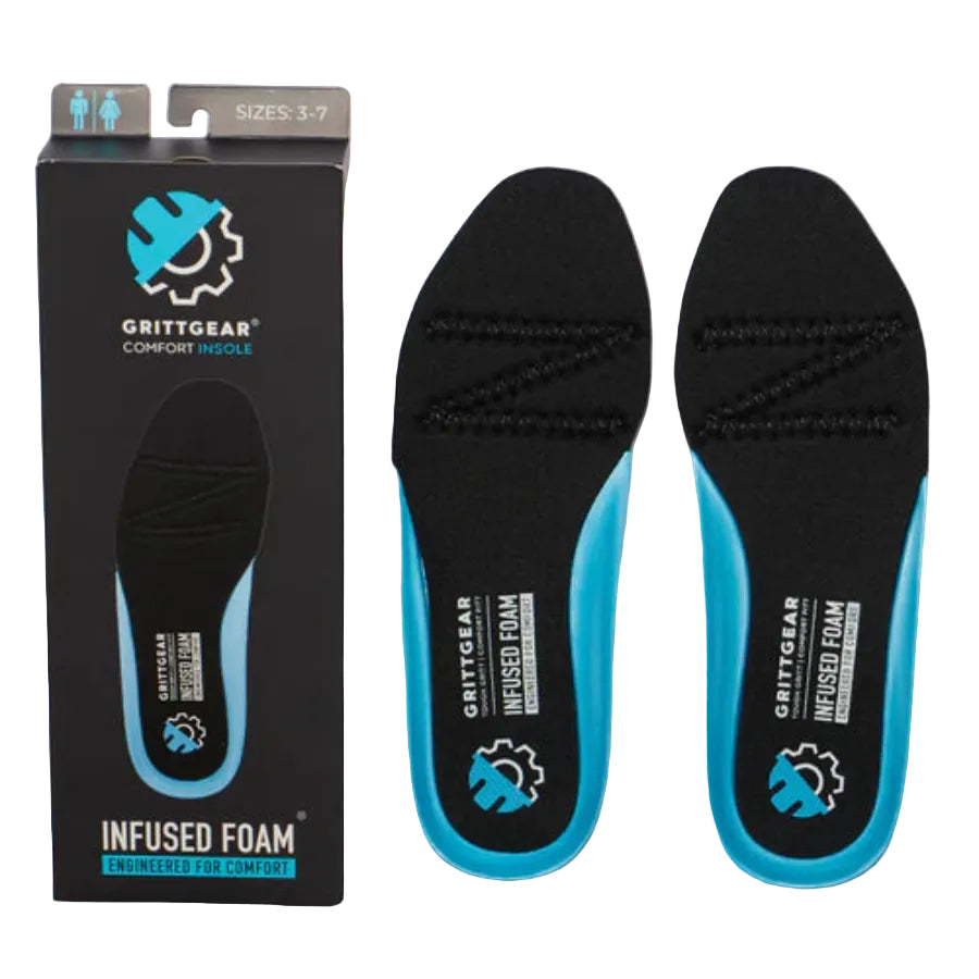Grittgear Innersole Infused Foam Sock Size 3-7 (Small).