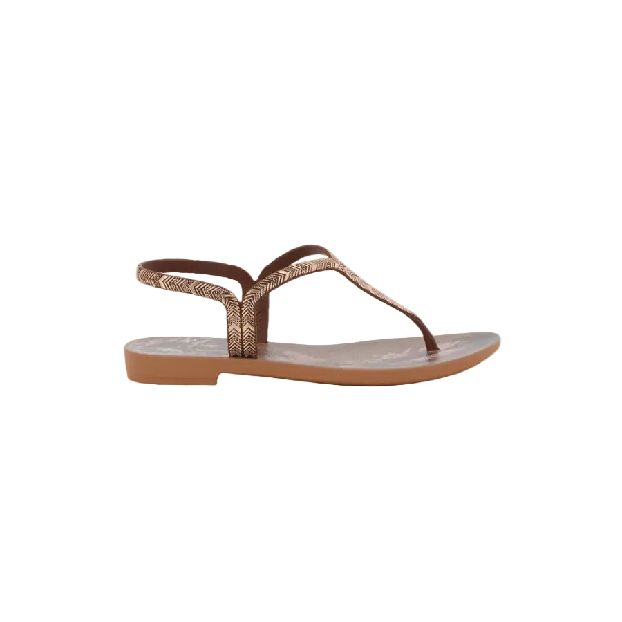 Grendha Ladies Amor Em Flor Sandal-Brown GGL19228BRBR
