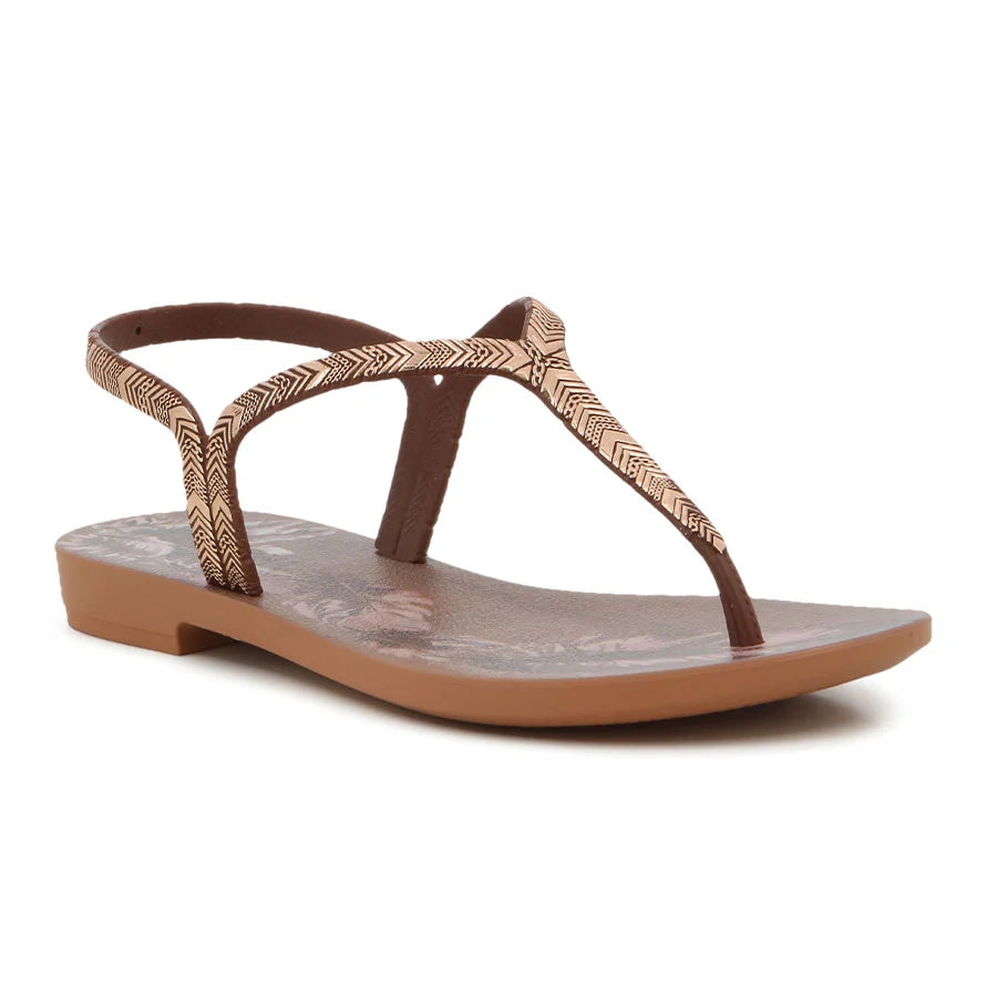 Grendha Ladies Amor Em Flor Sandal-Brown GGL19228BRBR
