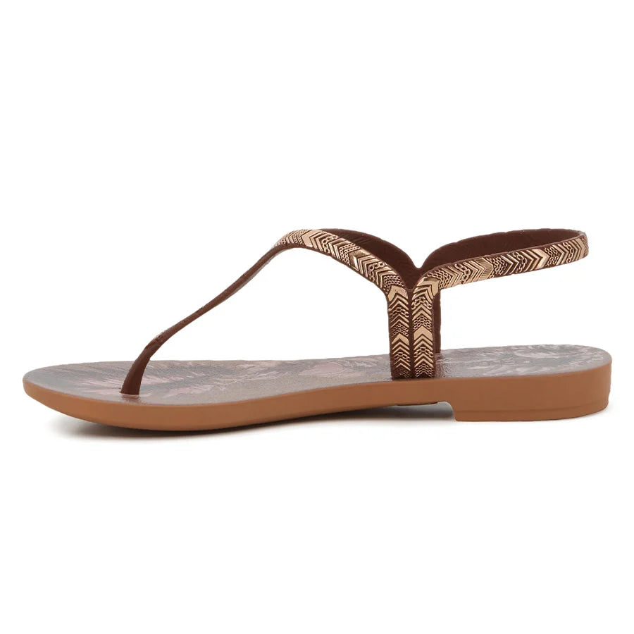 Grendha Ladies Amor Em Flor Sandal-Brown GGL19228BRBR