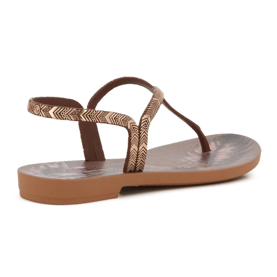 Grendha Ladies Amor Em Flor Sandal-Brown GGL19228BRBR