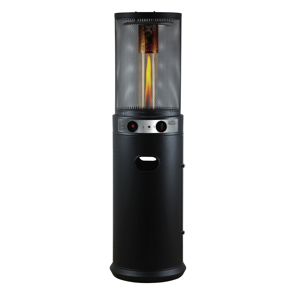 Alva Circular Midi Stand Gas Patio Heater | Fire Stick Design -GHP61