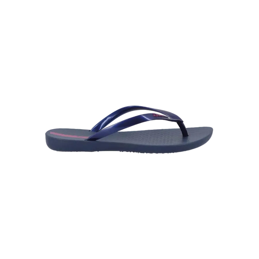 Ipanema Wave Fem Patent Thong Sandal-Blue  GIL25971BLPA