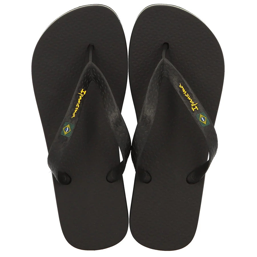 Ipanema Mens Brasil 11 Thongs-Black GIM80415BKBK.