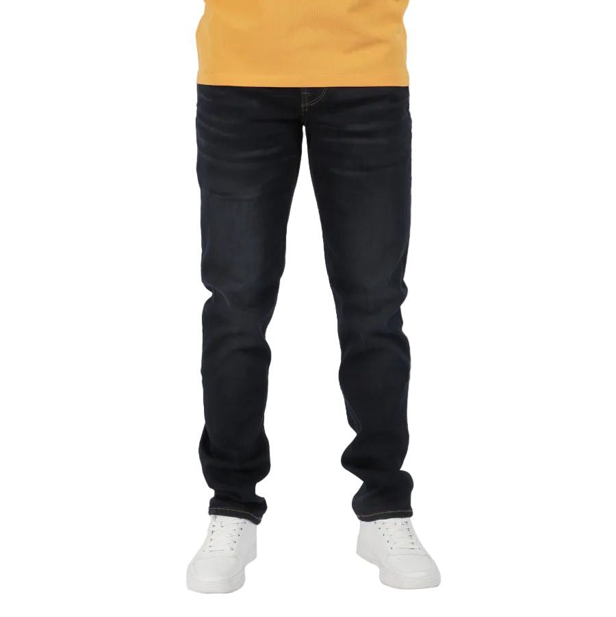 Guess Mens Jeans Denim Dark Wash Slim Tapered AS2AXEL.